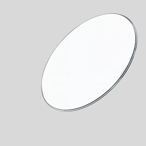 BVDHASDBT Verre rond, matériau en verre transparent, épaisseur 8 mm, dessus de table rond en verre transparent, dessus de table pour tables de salle à manger, centre de jardin, 45 cm
