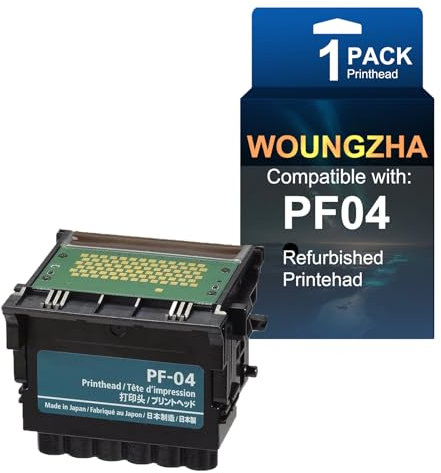 Woungzha PF-04 Wiederaufbereiteter Druckkopf mit Canon IPF770 IPF771 IPF780 IPF781 IPF785 IPF786 IPF830 IPF831 IPF840 841 IPF850 851