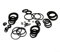O-Ringe, 100 Stück, NBR-Material, 3 x 5 mm Kordelstärke, zum Abdichten in Wasserhähnen, Pumpen und elektronischen Geräten (21 x 3,5 mm)
