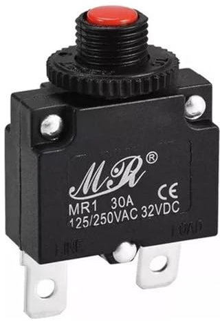 JBGBAL Compresseur de Pompe à Eau de Protecteur Thermique de disjoncteur 30 A