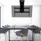 Electric Ceiling Mount with Telescopic Riser for 32 65 Inch TVs Motorized Flip Down Monitor Bracket Auto Lift 0 85° Rotation 40kg Load Capacity