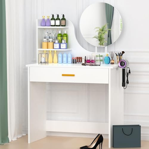 AMHANCIBLE Schminktische (Spiegel, 80 x 130 cm)