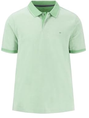 FYNCH-HATTON Piquè-Poloshirt in Two-Tone-Optik