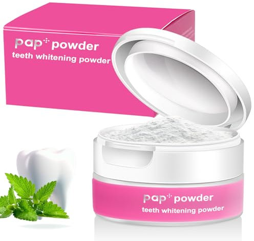 50g Polvo Blanqueador de Dientes,Blanqueador dental professional,Teeth Whitening Powder,Blanqueamiento Dental de Larga Duración,Elimina Años de Manchas