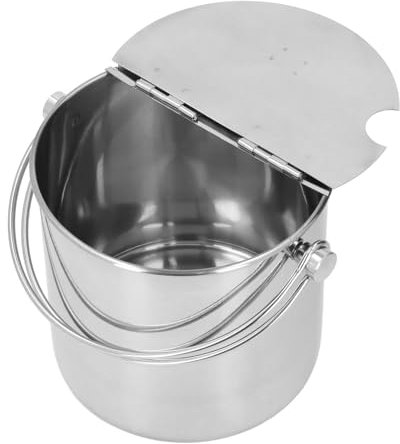 Stainless Steel Ice Bucket, Insulated Ice Bucket with Lid Bar Ice Bucket Double Wall Wine Chiller for Beverage Wine