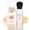 Mineral Powder Sunscreen Brush,Waterproof Sun Protection Setting Powder SPF 30 with Brush,Natural Matte Oil Control,for Face and Body