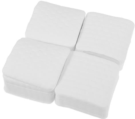 SAFIGLE 5 Stück-pack Gel Nagellackentferner Tücher aus Weißer Baumwolle Fusselfrei und Hochsaugfähig für Fingernägel Zuhause und Unterwegs zur Sanften Nagelreinigung