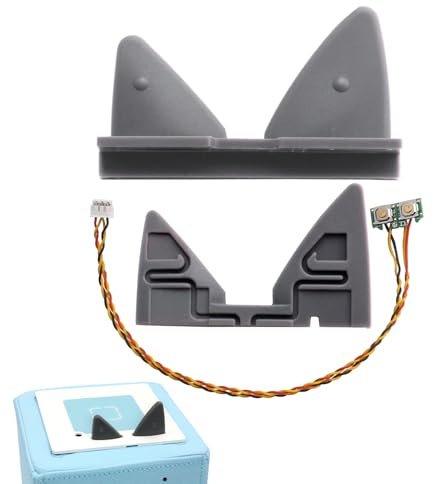 Ersatz für Toniebox Tonie für Tonies Alternative Cable Ersatz Ohren (Graue Ohren + Kabel)