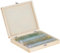 Celestron 44412 Prepared Microscope Slide Box, 100 Piece Set in Wooden Case, Light Brown