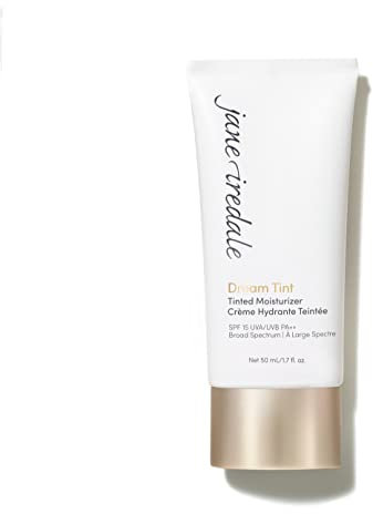 jane iredale Tinted Moisturizer, Peach Brightener, 1.7 Fl Oz