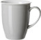 Ritzenhoff & Breker Doppio Kaffeebecher, 320 ml, Grauer Henkelbecher aus Porzellan, Mix & Match Geschirr, Grau