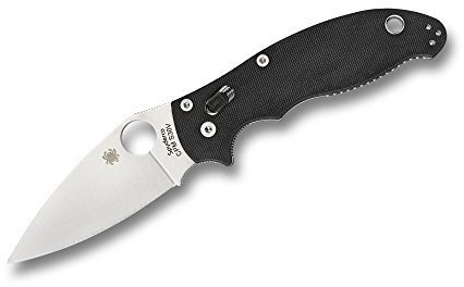 Spyderco Messer C101GP2 MANIX 2 Plain G-10, schwarz, One Size