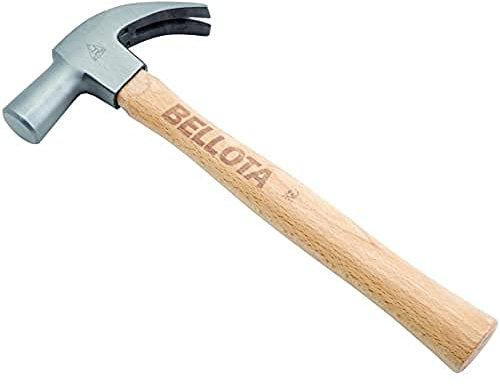 Martello falegname tipo inglese manico di legno di faggio bocca 33mm