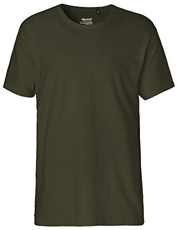 Neutral Mens Interlock T-Shirt, Größe:XL, Farbe:Military