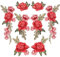 8 Stück Gestickte Flicken Blumen Aufnäher Patches Rose Flicken für Jeans, Kleidung, Mütze, Schuhe