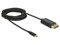 Delock USB Kabel Type-C zu DisplayPort (DP Alt Mode) 4K 60 Hz 2 m koaxial