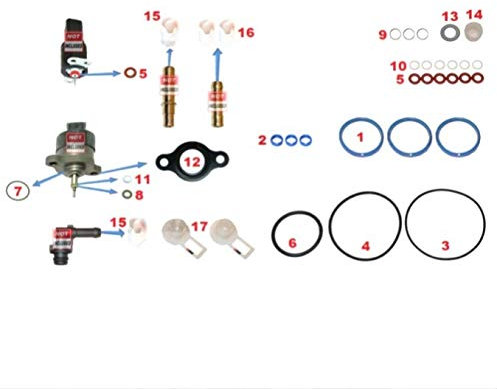 Reparatursatz Hochdruckpumpe inkl. Dichtsatz für Druckregler Common Rail