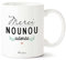 Manahia Mug Nounou - Merci Nounou adorée Imprimé en France | Cadeau Nounou - Cadeau école - Tasse Nounou