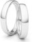 Partnerringe Silber 925 Paarpreis Massiv 4 mm Breite Nickelfrei Freundschaftsringe Trauringe Eheringe 100% Made in Germany- Inkl. Gratis Etui + Gravur (Hochglanz Poliert)