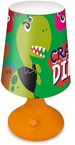 Crazy Dino LED Nachttischlampe mit Dinosaurier Motiv, Kids Licensing, Kunststoff