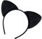 KOMUNJ Fascia per capelli con orecchie di gatto, per ragazze e donne, per feste in costume, 1 pezzo