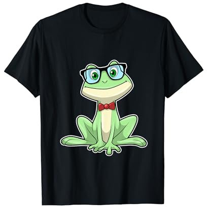 Frosch Nerd Brille T-Shirt