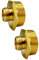 GESHATEN 1,9 cm (34 Zoll) GHTStecker x 3,8 cm NPT männlicher Anschluss, Messing Gartenschlauch Adapter für Sumpfpumpe und Poolpumpe Schlauchadapter, industrieller Metall Messing Gartenschlauch zu