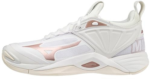 Mizuno Damen Volleyball Shoes, White, 44 EU