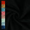 VmG-Store Polar Fleece Stoff Meterware Alpenfleece 21 Farben Fleecestoff zum Nähen mit Antipilling 150cm Breite (001 I Schwarz)