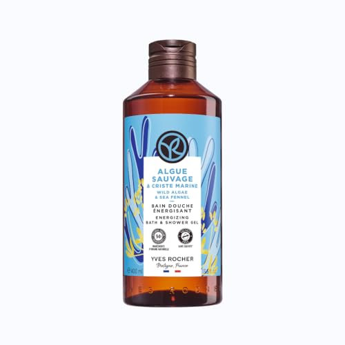 Yves Rocher BAIN DE NATURE Duschbad Algue Sauvage & Criste Marine, Aroma-Schaumbad & pflegendes Duschgel