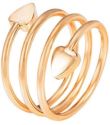 Magnetfeld Damen Kupferring Reines Kupfer Herzförmiger Damenring, Kupfer