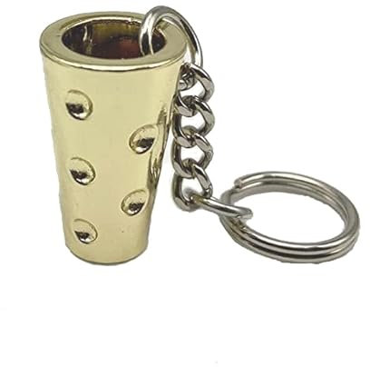 Dubbeglas Schlüsselanhänger - Pfalz Anhänger, Souvenir, Mitbringsel (Gold)