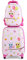 DREAMADE 2 TLG. Kinderkoffer & Rucksack, 16” +12” Kinderkofferset, Kindertrolley Kindergepäck, Handgepäck Reisegepäck Hartschalenkoffer für Kinder (Pink-Eule, 16 Zoll +12 Zoll)