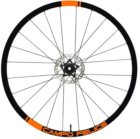 DualColorStampe Felgenaufkleber für Fahrräder 26 Zoll - 27,5 Zoll - 28-29 Zoll (28-29 Zoll) Rad MTB Bike Sticker Felgen MTB Bardonecchia B0151 (28-29 Zoll, Orange 35)