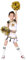 LOLANTA Mädchen Karneval Kostüm, Cheerleader kleid mit Pompoms und Socken, Mittelschule Cheerleading Uniform, Schwarz, 11-12 Jahre, 160