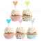 ZpiLkes 30 PCS Mouse Inspired Cupcake Toppers Glitter Multiple Colors Mini Mouse Balloon Cupcake Picks Decorations for Baby Shower Wedding Kids Birthday Party Supplies