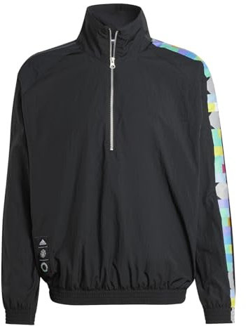 adidas Mens Manchester United Peter Saville Tracksuit Top Black M