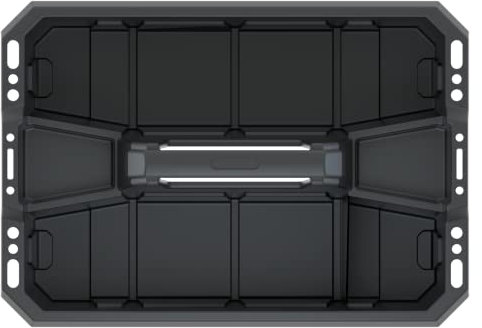 Stolmet Tool Storage Tote Tray Heavy Duty Caddy Holdall Deep Compartment Kilka Models Tool Tray Black (Model 3)