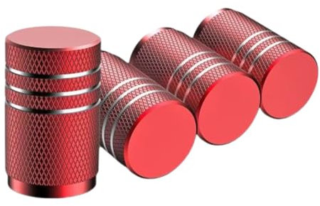 EIWXEFQT 4 Stück Auto Ventilkappen, für Hyundai Kona SX2 2024 - Kunststoff, C - PKW, Ventilkappe