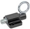 Ganter Normelemente | Rastbolzen mit Zugring | zum Anschrauben | mit Rastsperre | GN 722.6-14-20-C-SW | schwarz | Bolzen ⌀14mm