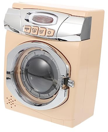 Warmhm Little Washing Machine Toy Mini Washing Machine Simulated Furniture Toy Fun Decorations for Boys and Girls Playroom