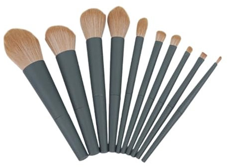 SAGELSHN Pinceaux Maquillages Ensemble De Pinceaux De Maquillage 10 Pièces Pinceau À Poudre Libre Pinceau À Ombre À Paupières Pinceau Contour du Visage Pinceaux Cosmétiques