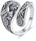YFN Hummingbird Sinflower Ring 925 Sterling Silver Vintage Spoon Ring Jewellery Gift for Men Women