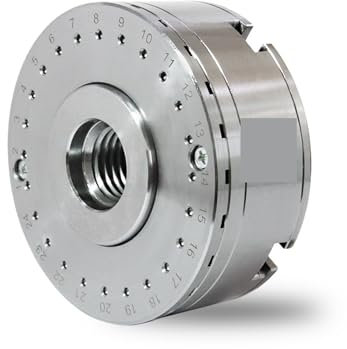 Mandrino per tornio, 4 Tornio for legno 4 griffe autocentrante Mandrino a scorrimento 100mm Filettatura M33 M18 1x8TPI Ganasce for tornitura del legno for la lavorazione del legno Hobby fai da te pe