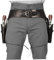 Cowboy-Waffengürtel, PU-Westerngürtel mit doppeltem Revolverhalter, Einheitsgröße, Westerngürtel für Herren, Steampunk-Kostüm für Halloween-Cosplay-Party (Kaffeebraun), Spielzeug-Revolver-Western