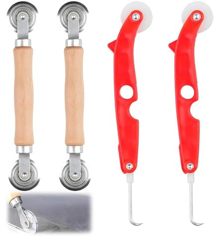 2 Stück Keder haken,Fliegengitter zubehör,Fliegengitter ersatzteile,Fliegengitter haken,Fliegengitter rolle,Werkzeugeinzieher einroller für fliegengitter für Fliegengitter Insektenschutz Ersatzteil