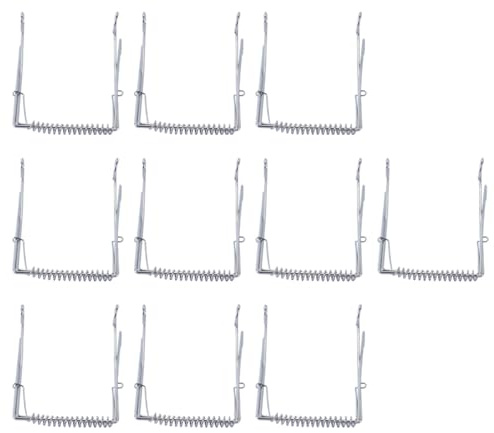 Fasizi 10Pcs Roulade Clips, Roulade Skewers, Stainless Steel, Roulades Rings, Reusable, Rings or Skewers
