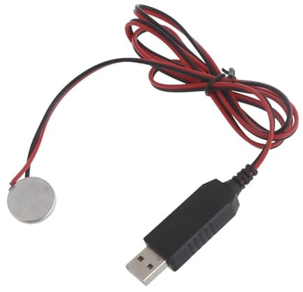 Limtula 200 cm langes USB auf-3-V CR2032-Dummy Batterie Ladekabel, Ersatz für 3 V für Knopfprodukt