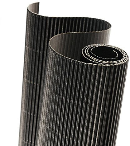 GUARRO CANSON 200992620 Rolle gewellte Pappe, 50 x 70 cm, schwarz