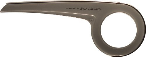 DEKAFORM Fahrrad Kettenschutz Green-Line 180-3 für 36/38 Zähne * topastransparent+Dekor Silber